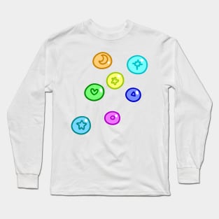 Colorful Candy Pieces Long Sleeve T-Shirt